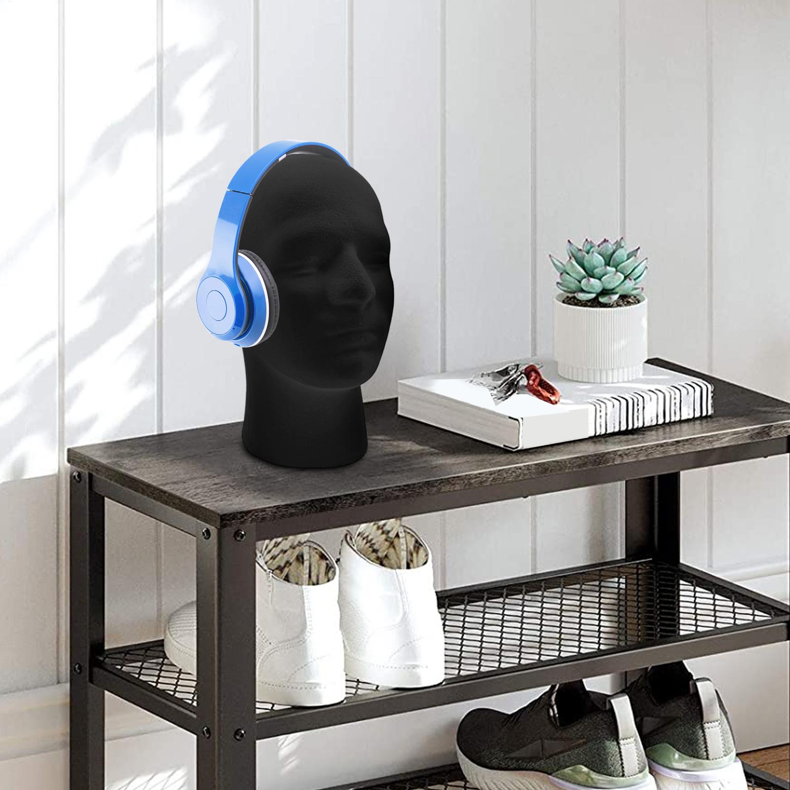 Black Mannequin Head Foam Velv - огляд і ціна Body Jewelry Display Ideas