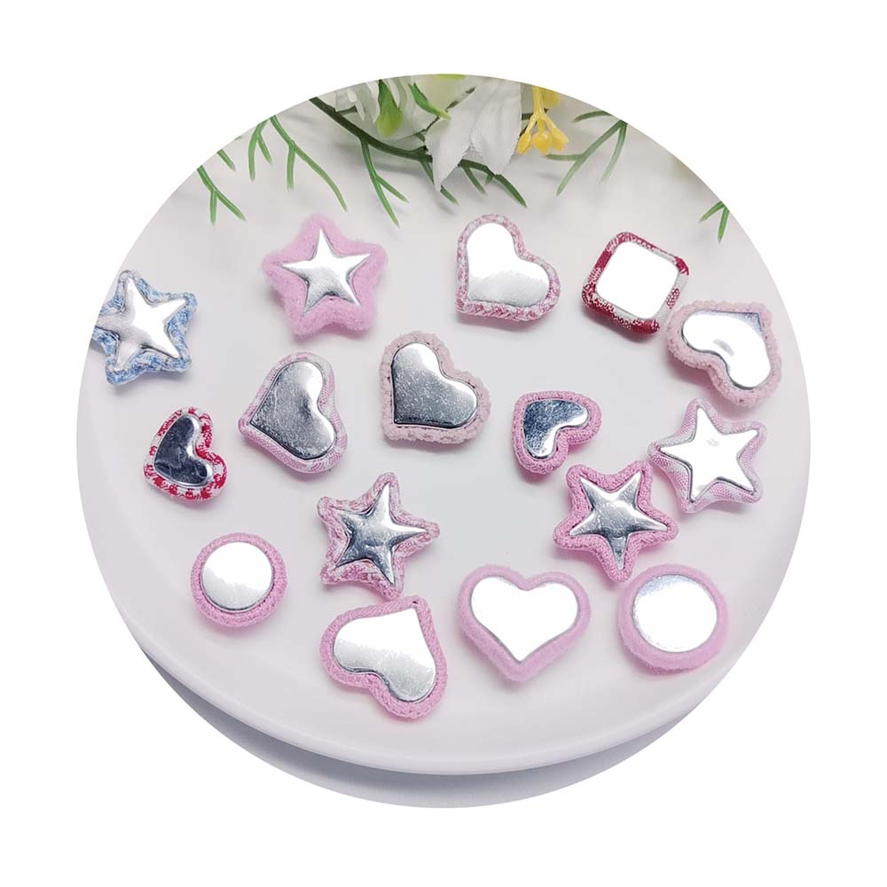 Mixed Fabric Cabochon Flat bac - огляд і ціна Star Flat Back