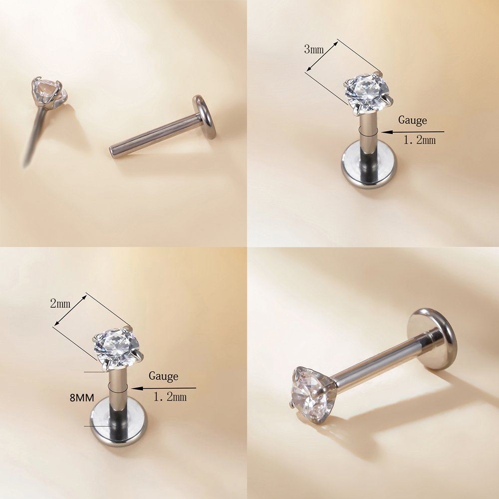 10/50pcs 20/18/16g G23 Titaniu - огляд і ціна Body Jewelry Changing Kit
