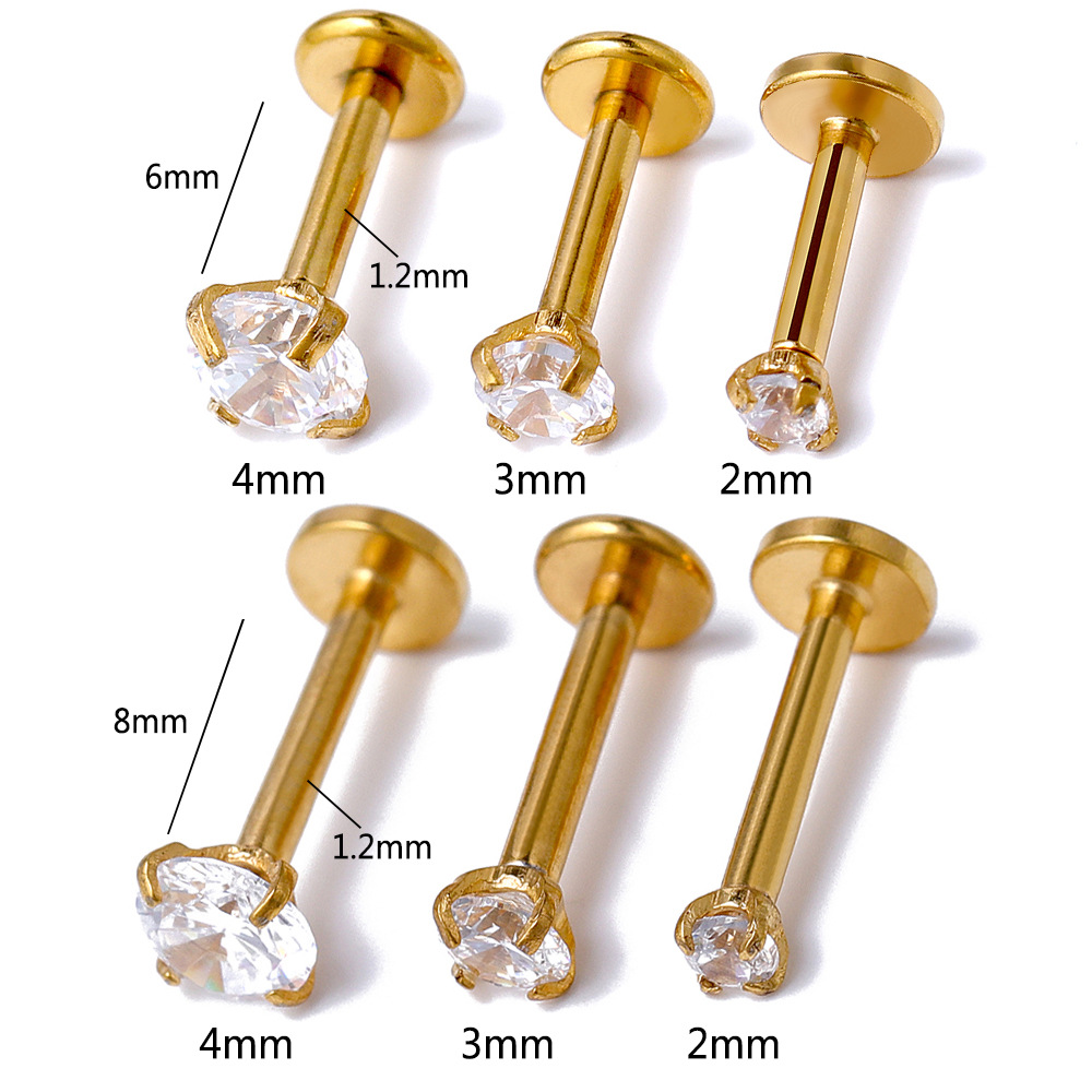 10/50pcs 20/18/16g G23 Titaniu - огляд і ціна Body Jewelry Changing Kit